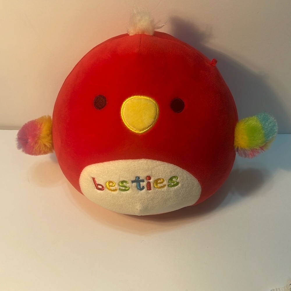 Squishmallows Pacp the Parrot “Bestie” 7.5” stuffed